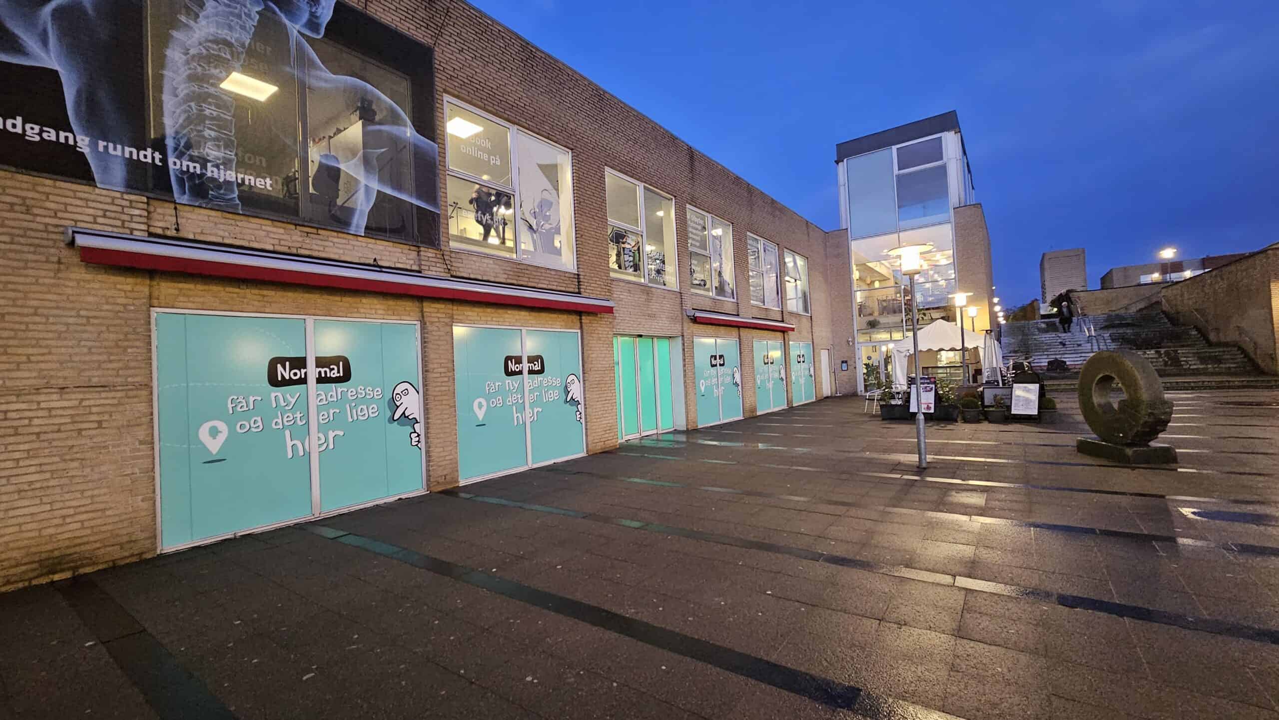 NORMAL-butikken i Egedal Centret rykker til nye, store lokaler sidst i marts. Der er lagt op til en stor åbningsdag. Foto: Rasmus Udsholt
