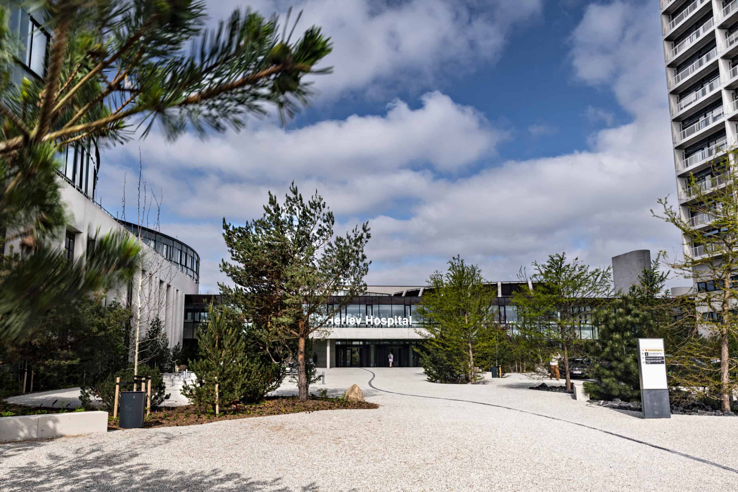 Herlev Hospital hovedindgang