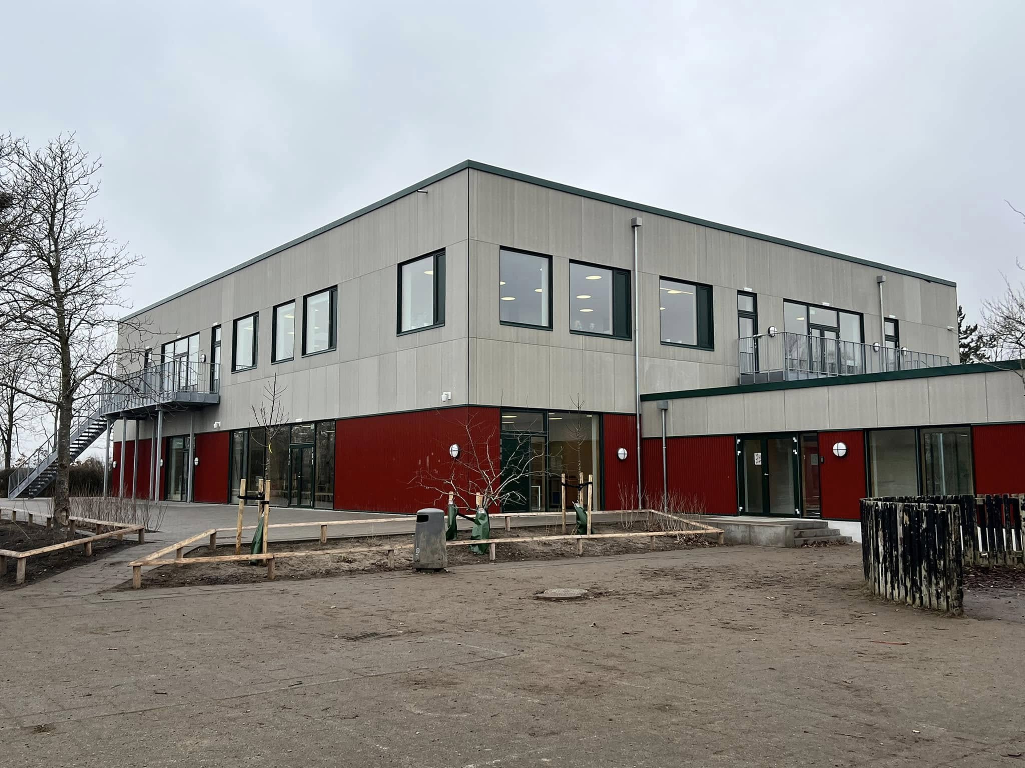 Det nye multihus på Balsmoseskolen. Foto: Morten Lyager