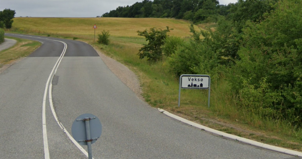 Veksø byskilt