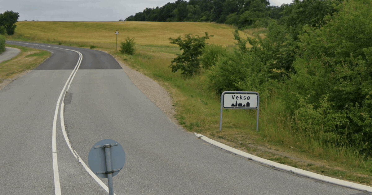 Veksø byskilt