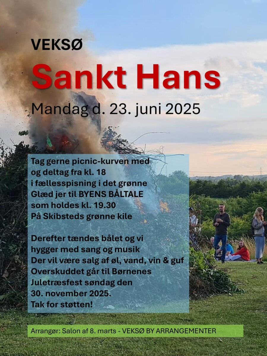 Sankt Hans i Veksø 2025