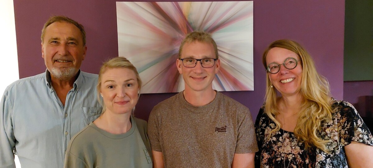 Bendt Tranekjær, Maria Schwartz, Henrik Schwartz og Edith Thingstrup (EgedalPosten)