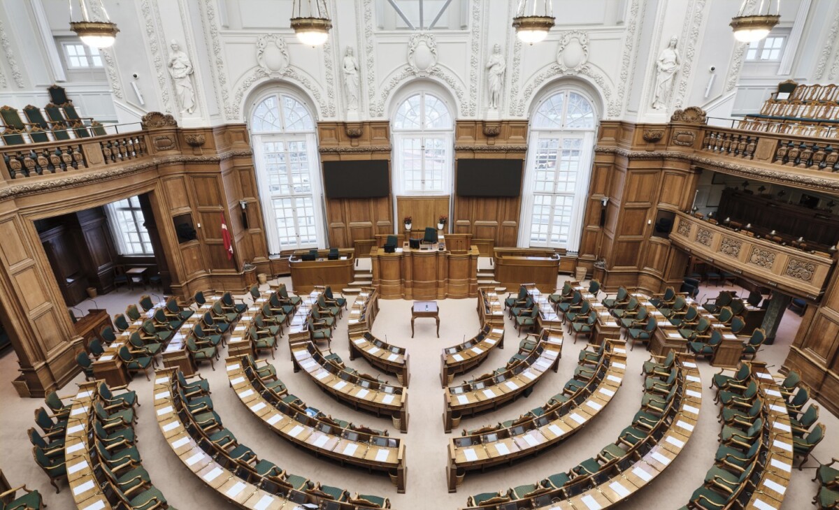 Folketingssalen på Christiansborg Foto: Folketinget / Christoffer Regild
