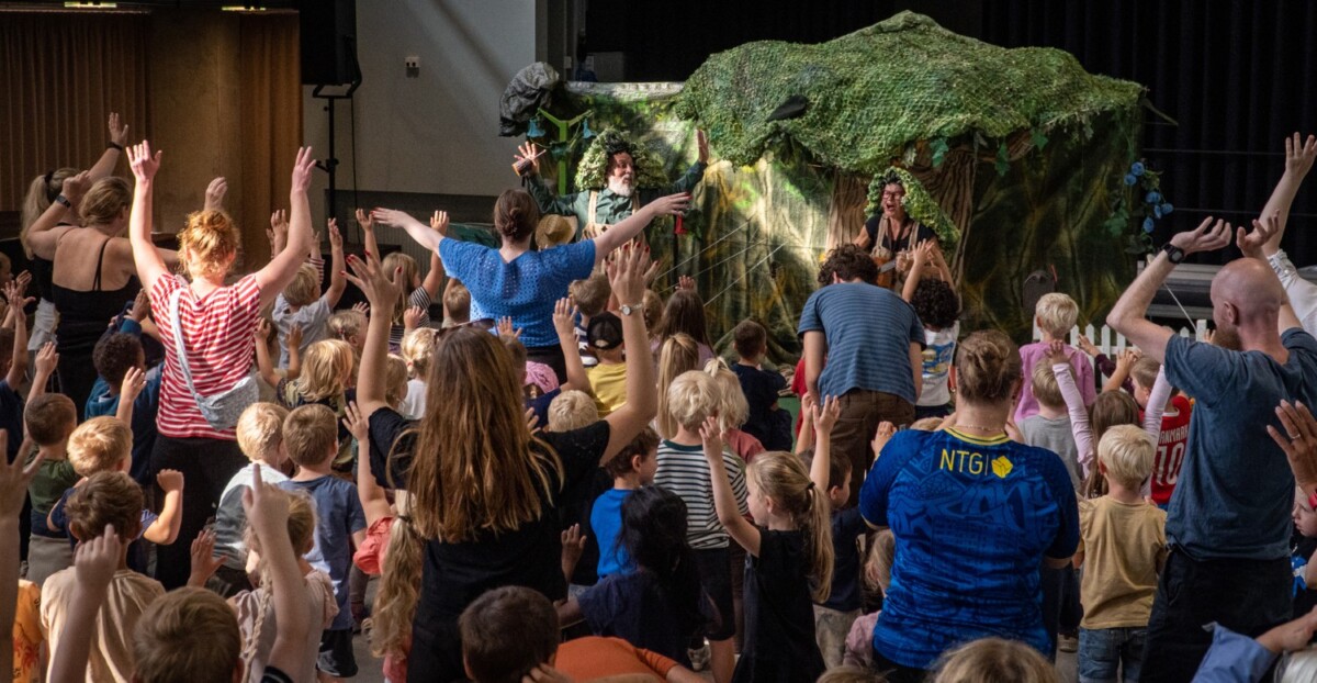 Børneforestilling i Smørum september 2025 Foto: Egedal Kommune