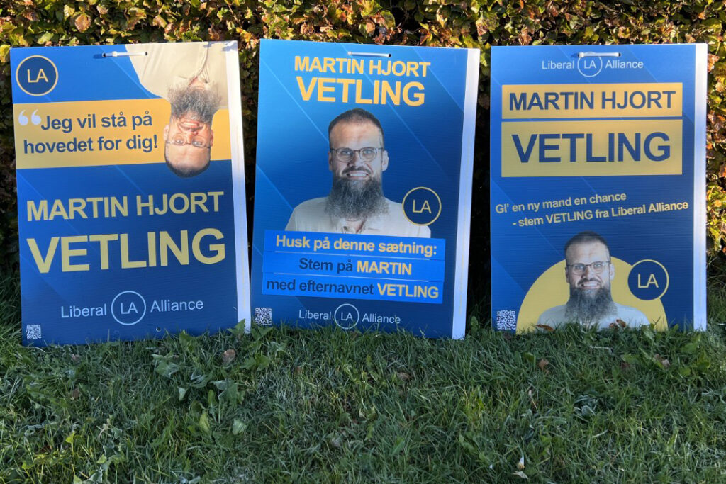 Martin Hjort valgplakater