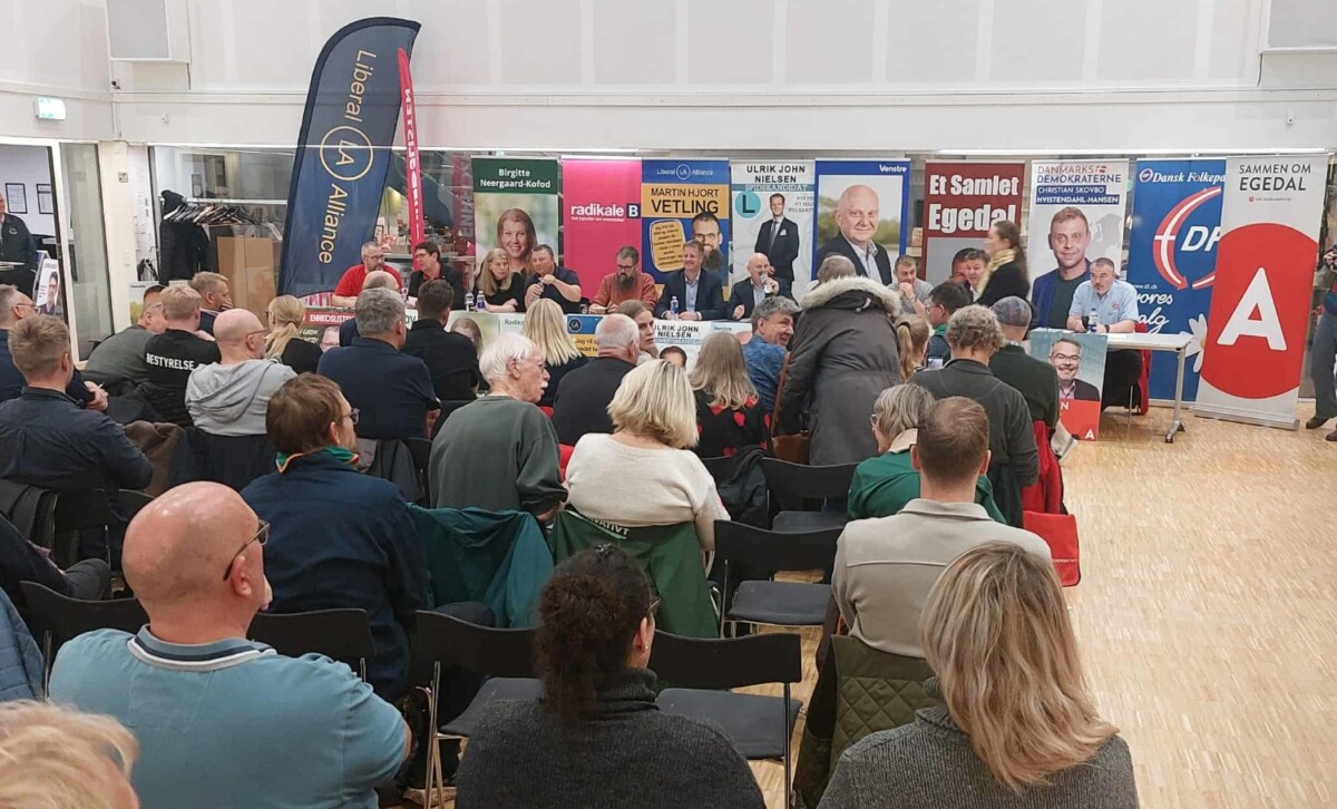 Vælgermøde Stenløse Kulturhus 27_10_2025 Foto: Julie Theander