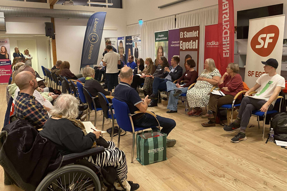 DH Egedal vælgermøde oktober 2025. Foto: Mette Hjorth Olsen
