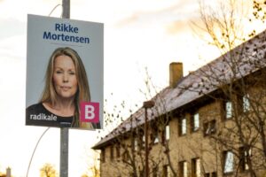 Rikke Mortensen valgplakat (EgedalPosten)