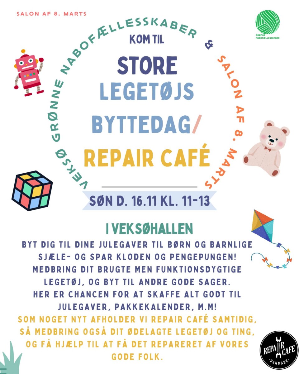 Store Legetøjsbyttedag i Veksø 2025