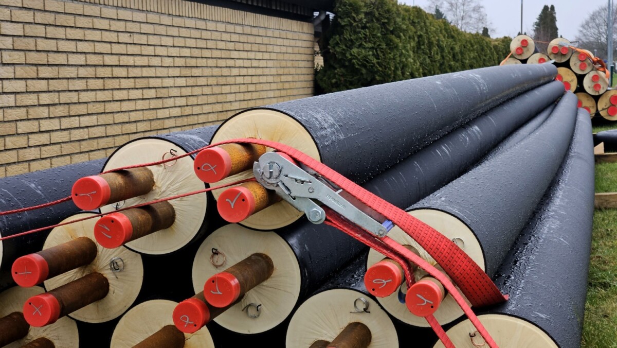 Fjernvarmerør Fjernvarme (EgedalPosten) Foto: Rasmus Udsholt