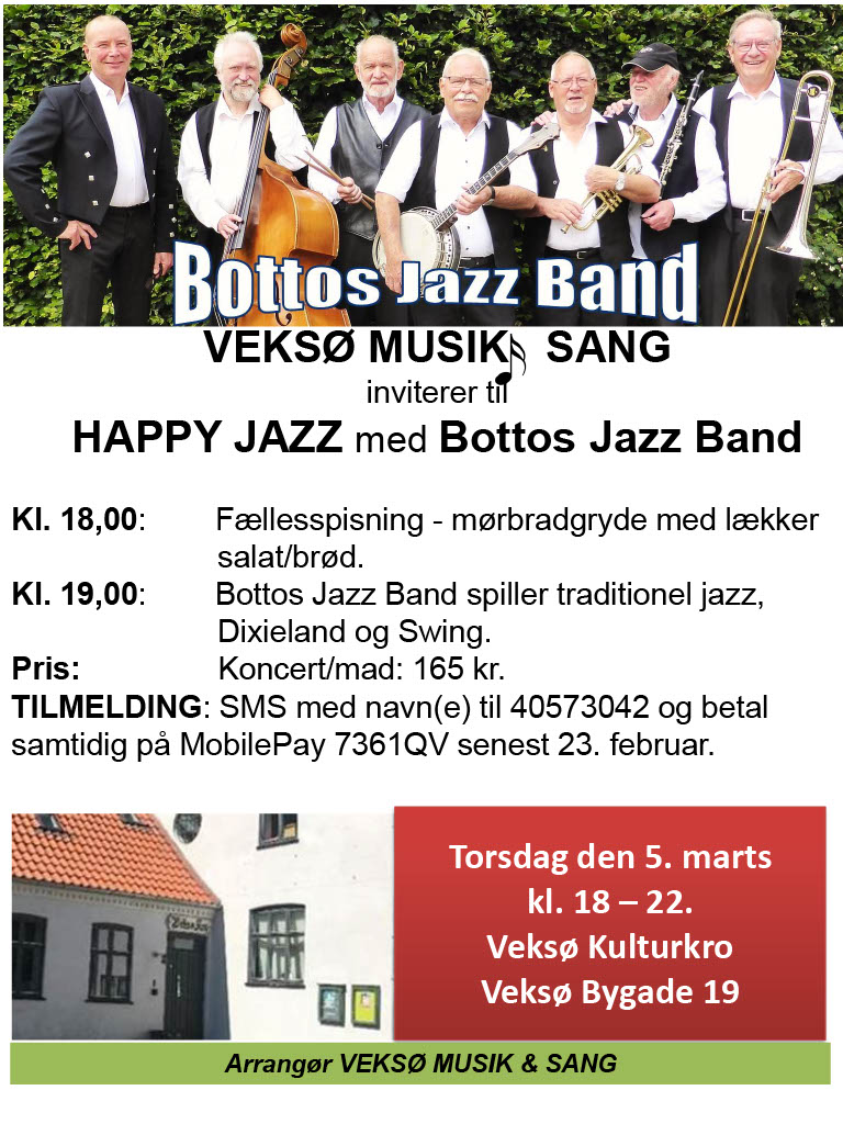 Bottos Jazz Band plakat