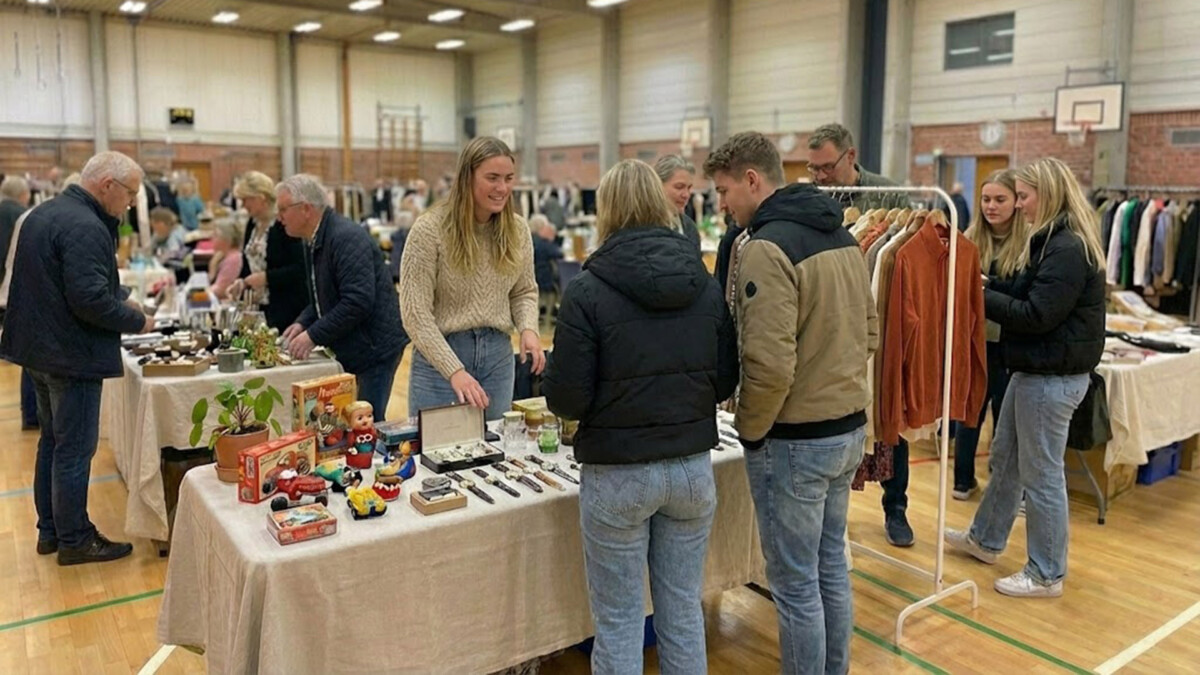 Loppemarked Illustration: Gemini / EgedalPosten