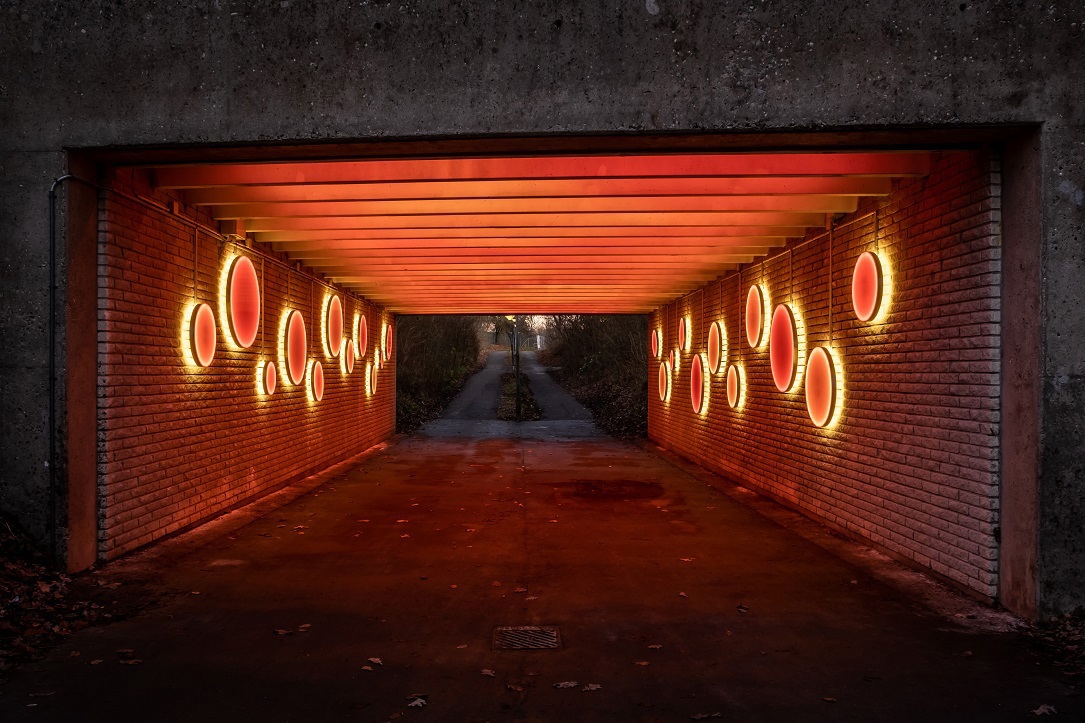 Lystunnel i Egedal. Foto: Egedal Kommune