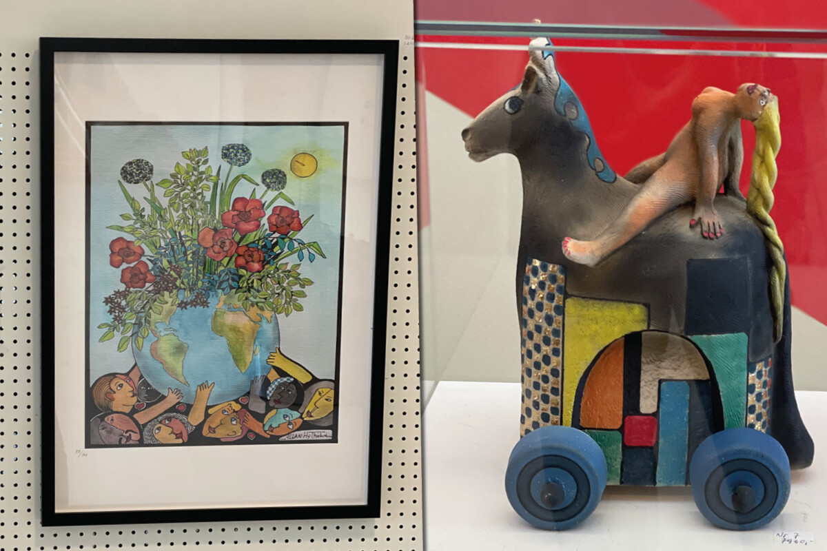 Allan Hytholms værker udstillet på Egedal Rådhus februar 2026