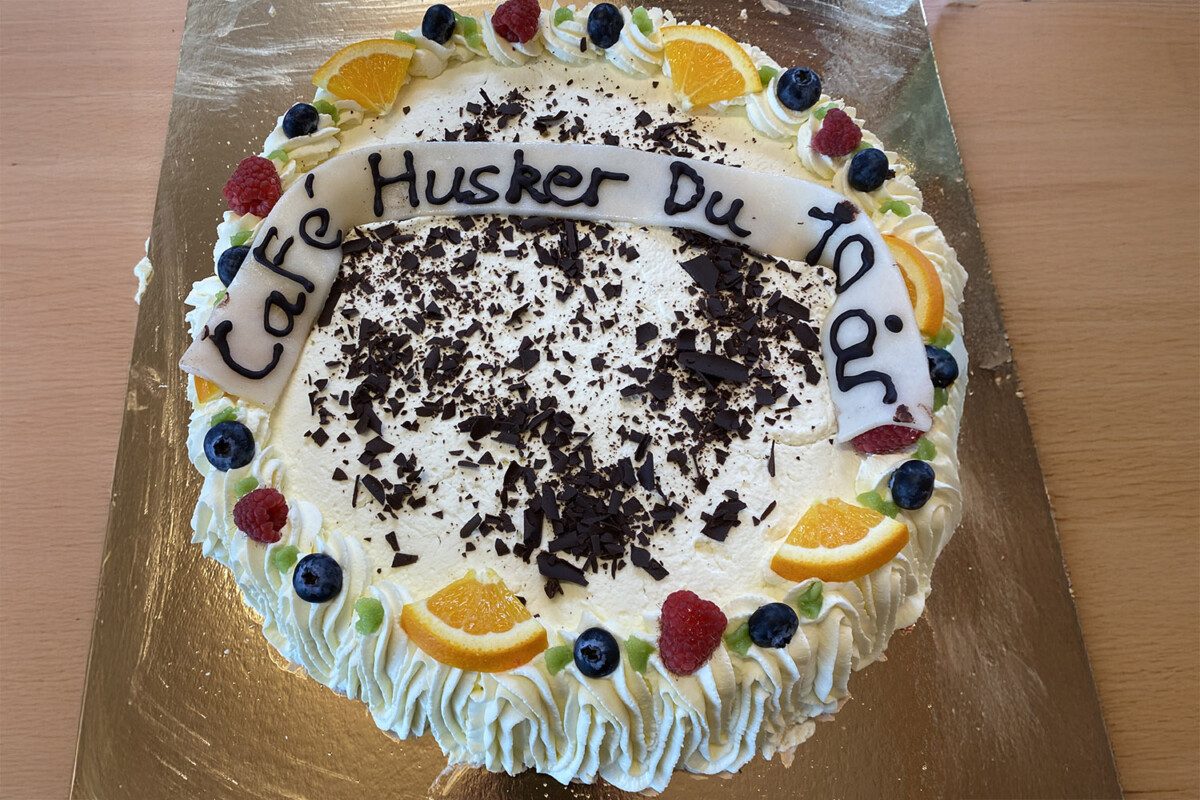 Cafe Husker Du 10 års jubilæumskage 2024