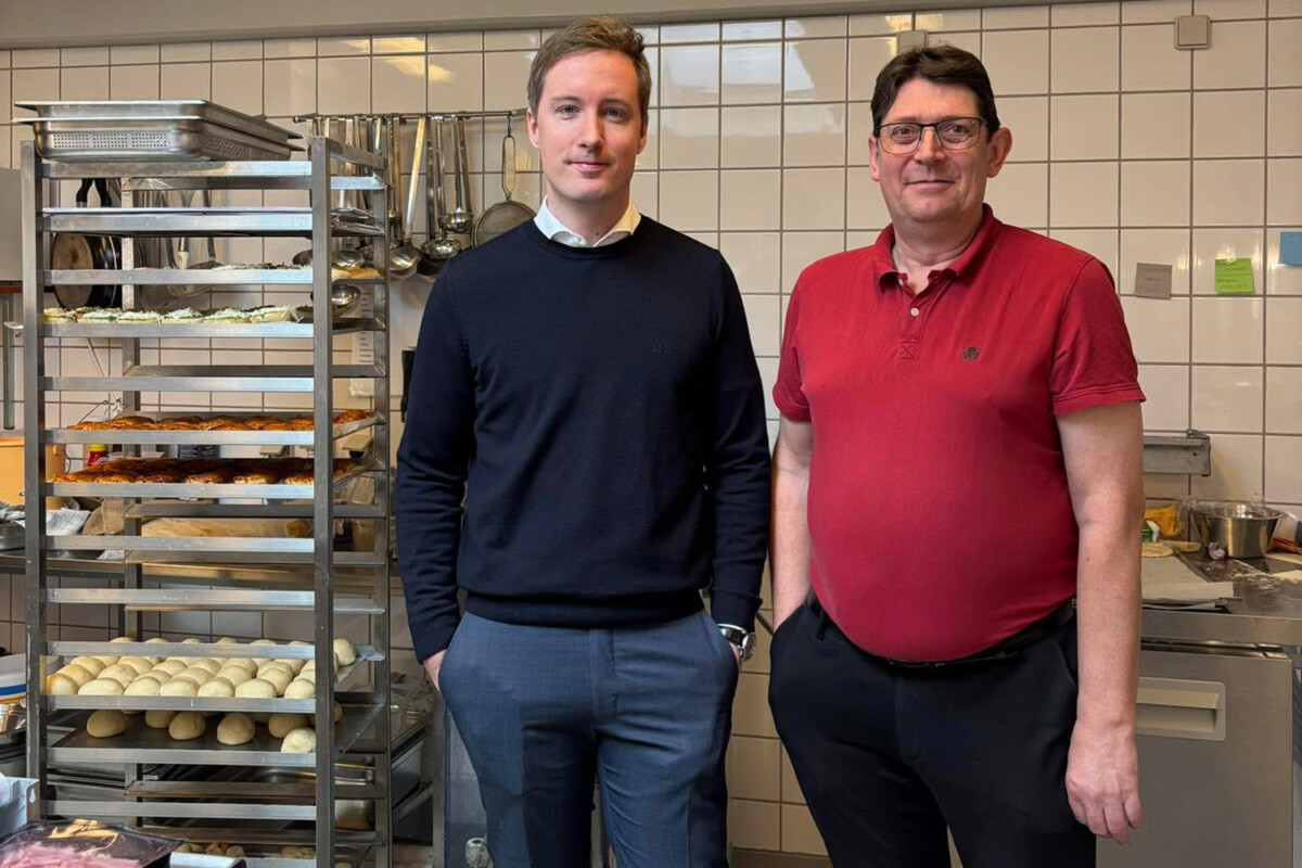 Jacob Mark og Jens Skov på besøg på Maglehøjskolen i Ølstykke_EgedalPosten