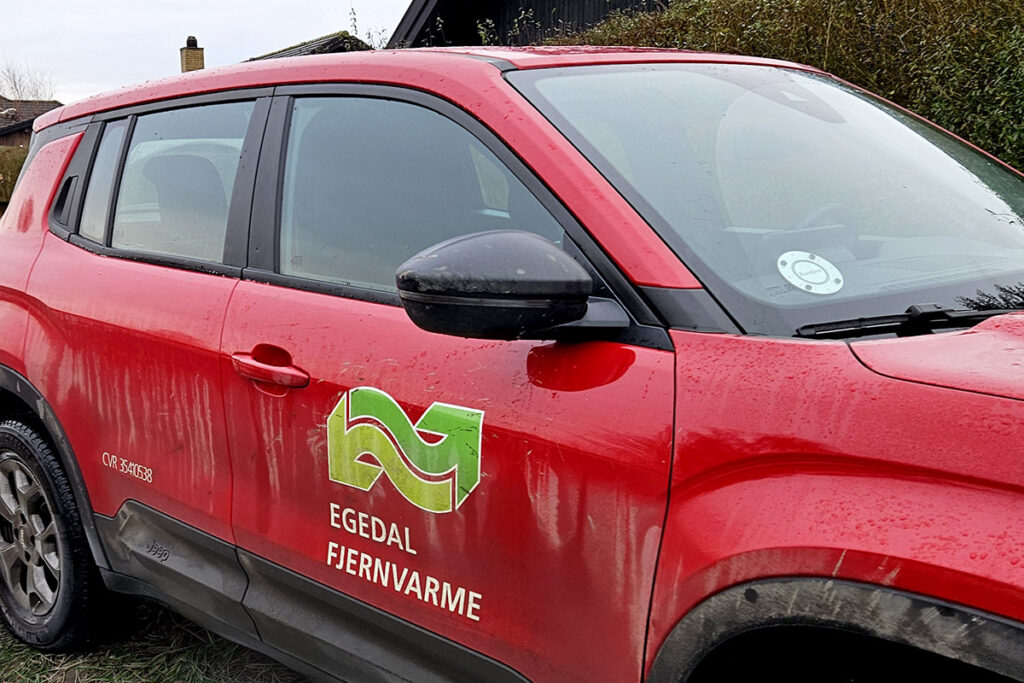 Egedal Fjernvame køretøj bil logo Foto: Rasmus Udsholt / EgedalPosten