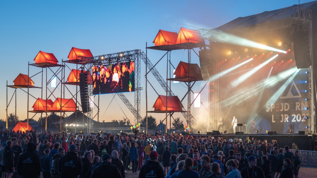 Feststemning på Spejdernes Lejr 2022 Foto: Pernille Bille Tvedt