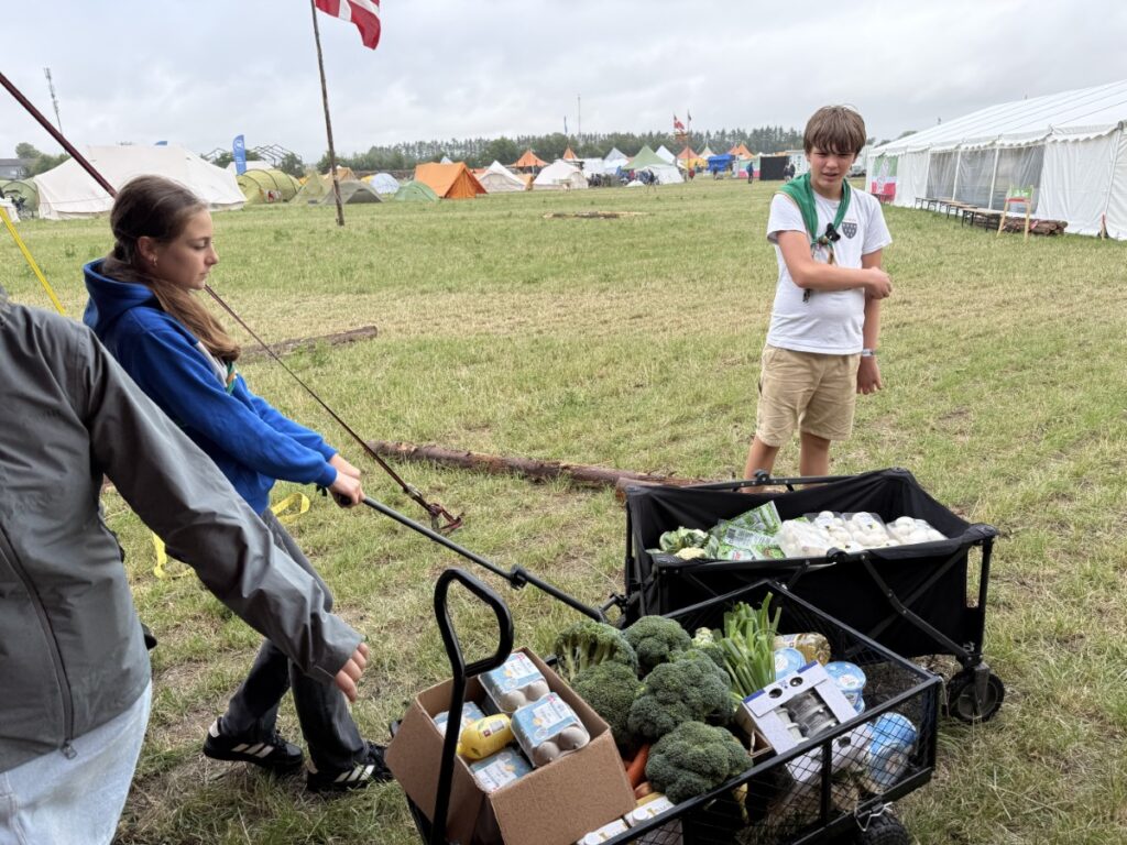 Spejdere på Spejdernes Lejr 2026 Foto Spejderne i Egedal
