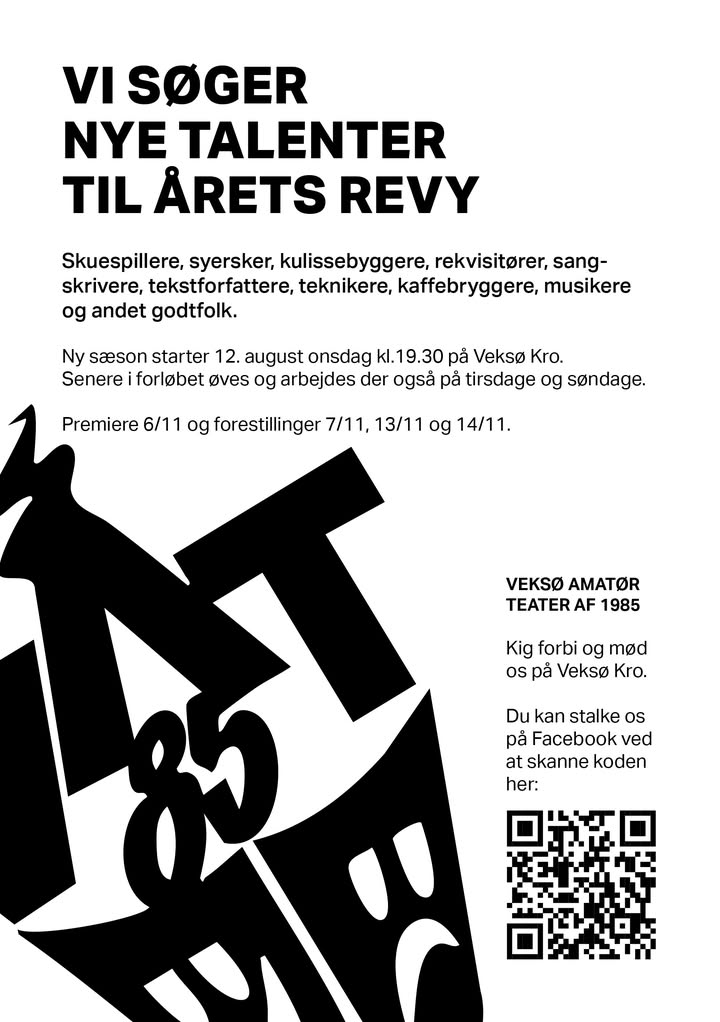 Veksø Revy Flyer 2026