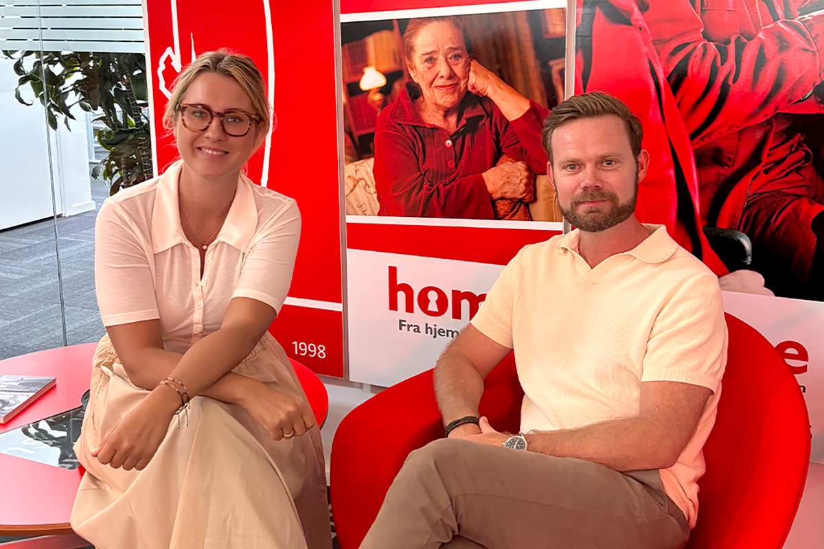 Mie Bottelet og Daniel Ammitzbøll-Sørensen, indehavere af Home-butikker i Smørum, Ballerup og Herlev Foto: Home