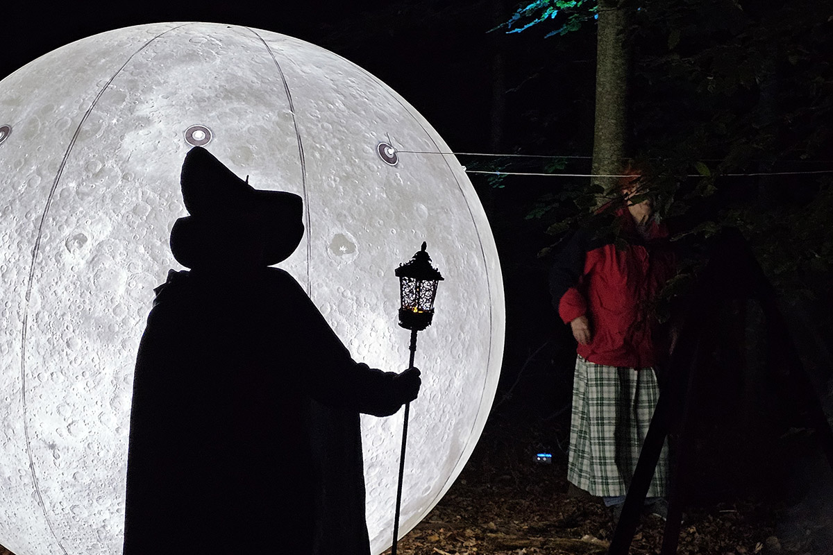 Lysfest Skenkelsø Mølle Foto: Egedal Kommune