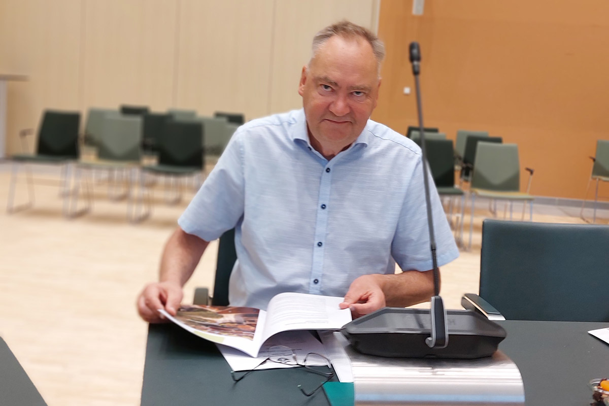 Lars Winther i byrådssalen Foto: Liberal Alliance i Egedal